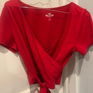Women’s Hollister tie t-shirt